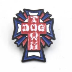 Dogtown Cross Logo Color Enamel Pin – USA
